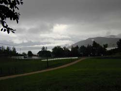 verregneter Hardangerfjord