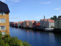 altes Bryggeviertel in Trondheim