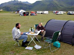 kleines Gelage am Abend